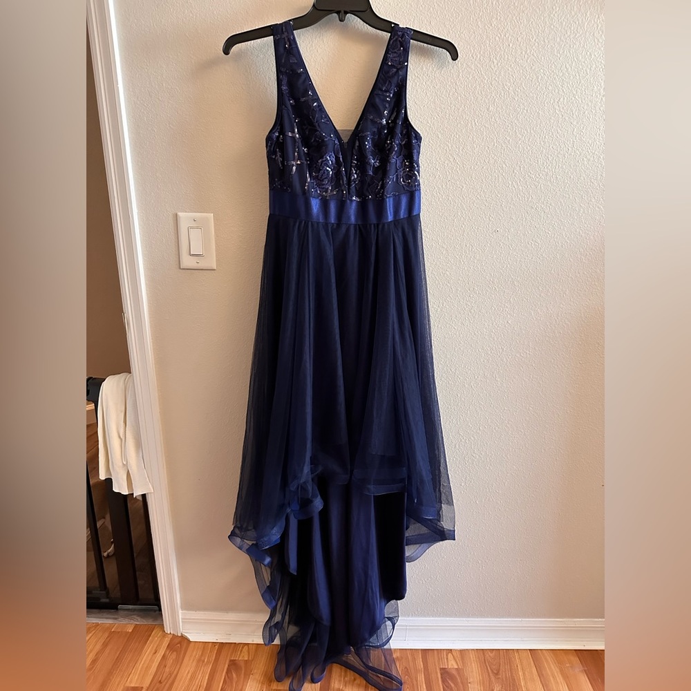Ever Pretty | Navy Blue High-low Gown